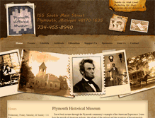 Tablet Screenshot of plymouthhistory.org